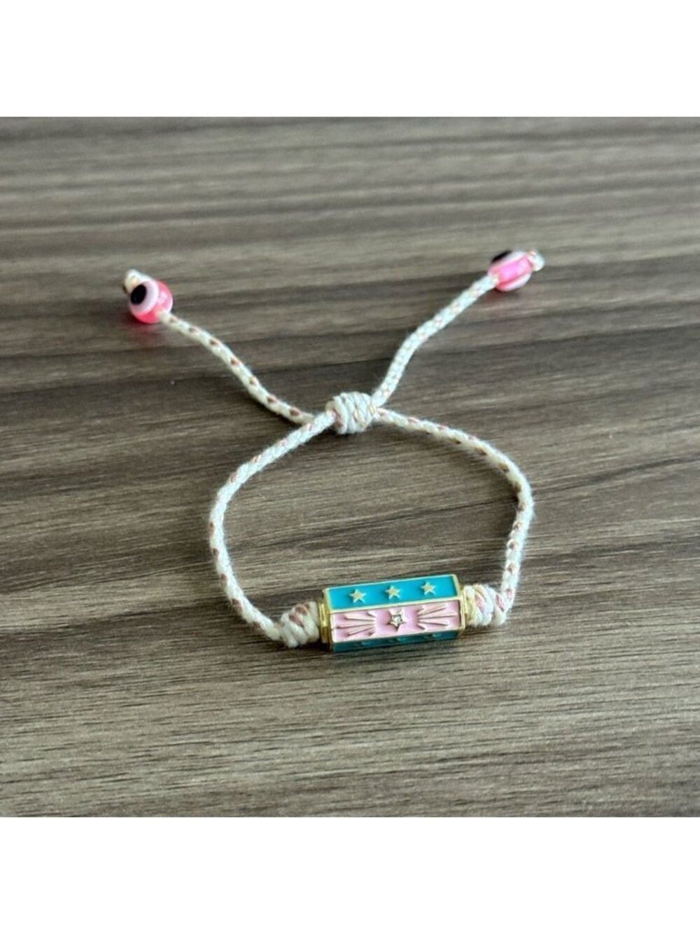 Boho Star Charm Bracelet Q886 - Picture 3 of 3